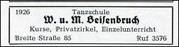 Tanzschule Beisenbruch - Telefonbuchauszug 1955.jpg