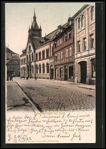 Klicken Sie auf die Grafik fr eine grere Ansicht 

Name:	AK-Goslar-Bahnhofstrasse-mit-Post.jpg 
Hits:	31 
Gre:	108,6 KB 
ID:	14084