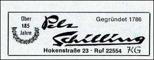 Klicken Sie auf die Grafik fr eine grere Ansicht 

Name:	Pelz Schilling_Telefonbuchauszug 1971.jpg 
Hits:	2 
Gre:	14,7 KB 
ID:	7428