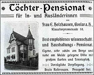 Klicken Sie auf die Grafik fr eine grere Ansicht 

Name:	töchterheim holzhausen goslar, werbung ca. 1900.jpg 
Hits:	105 
Gre:	447,4 KB 
ID:	13677